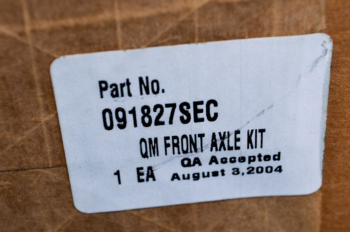 New Murray Front Axle Assembly Complete NOS