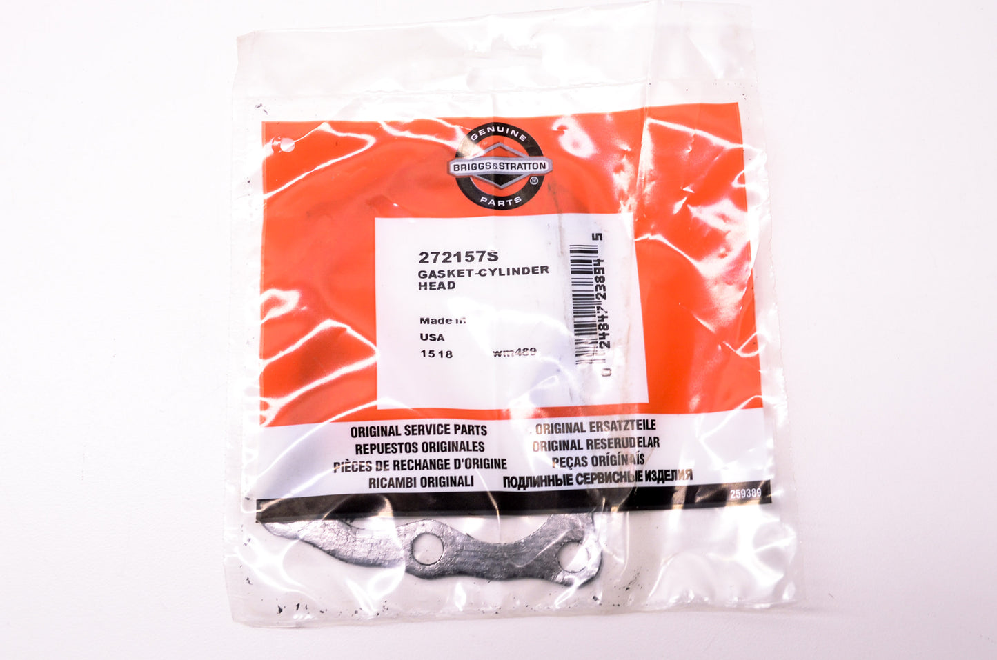 New Briggs & Stratton 272157S Cylinder Head Gasket NOS