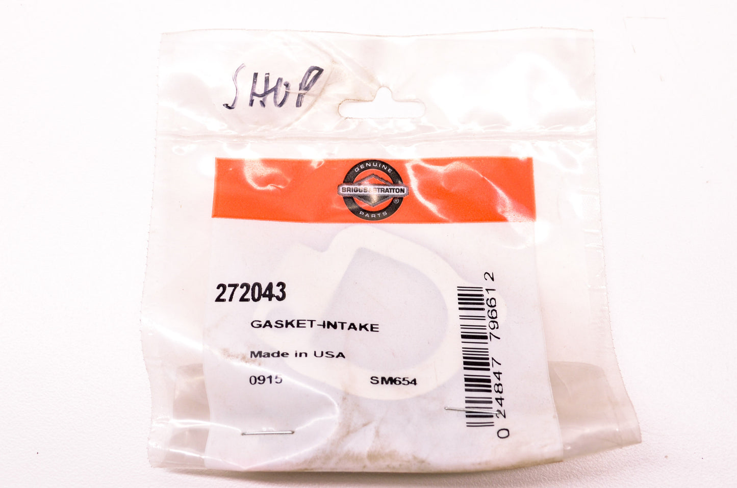 OEM Briggs & Stratton 272043 Intake Gasket NOS