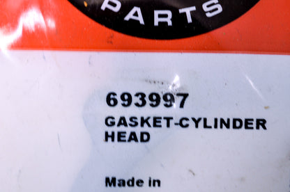 New Briggs & Stratton 693997 Cylinder Head Gasket NOS