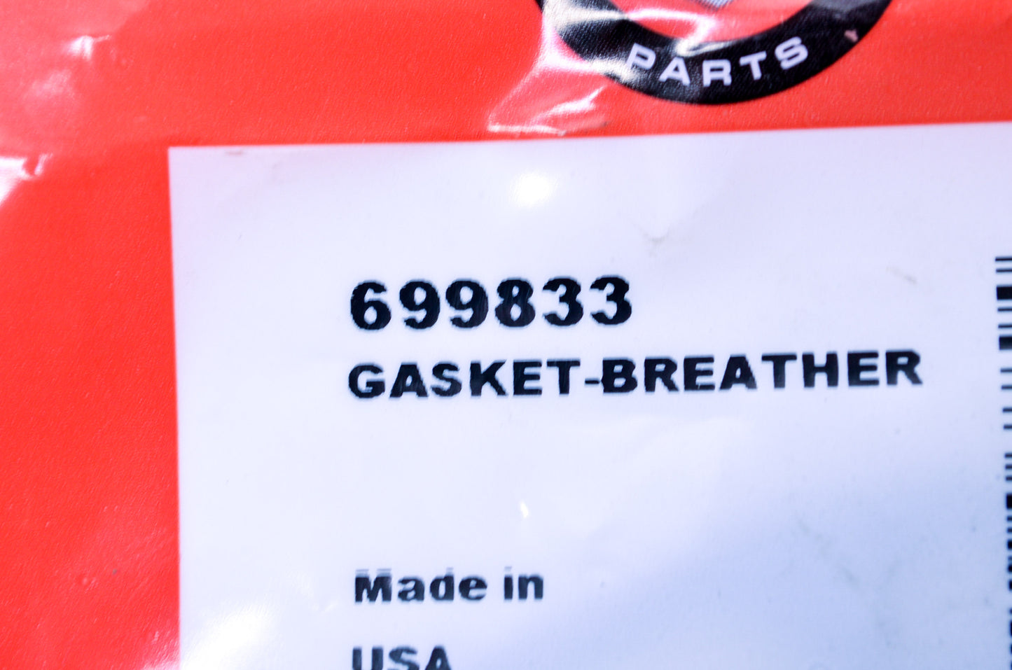 New Briggs & Stratton 699833 Breather Gasket NOS