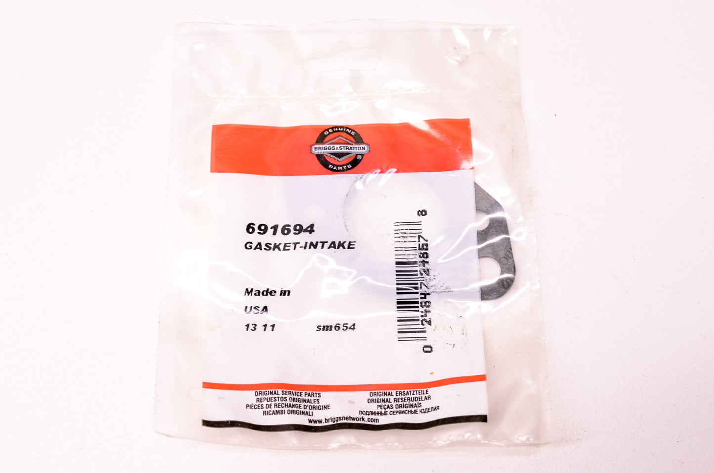 OEM Briggs & Stratton 691694 Intake Gasket NOS