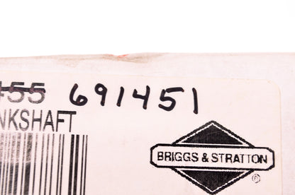 OEM Briggs & Stratton 691451, 797445 Crankshaft NOS
