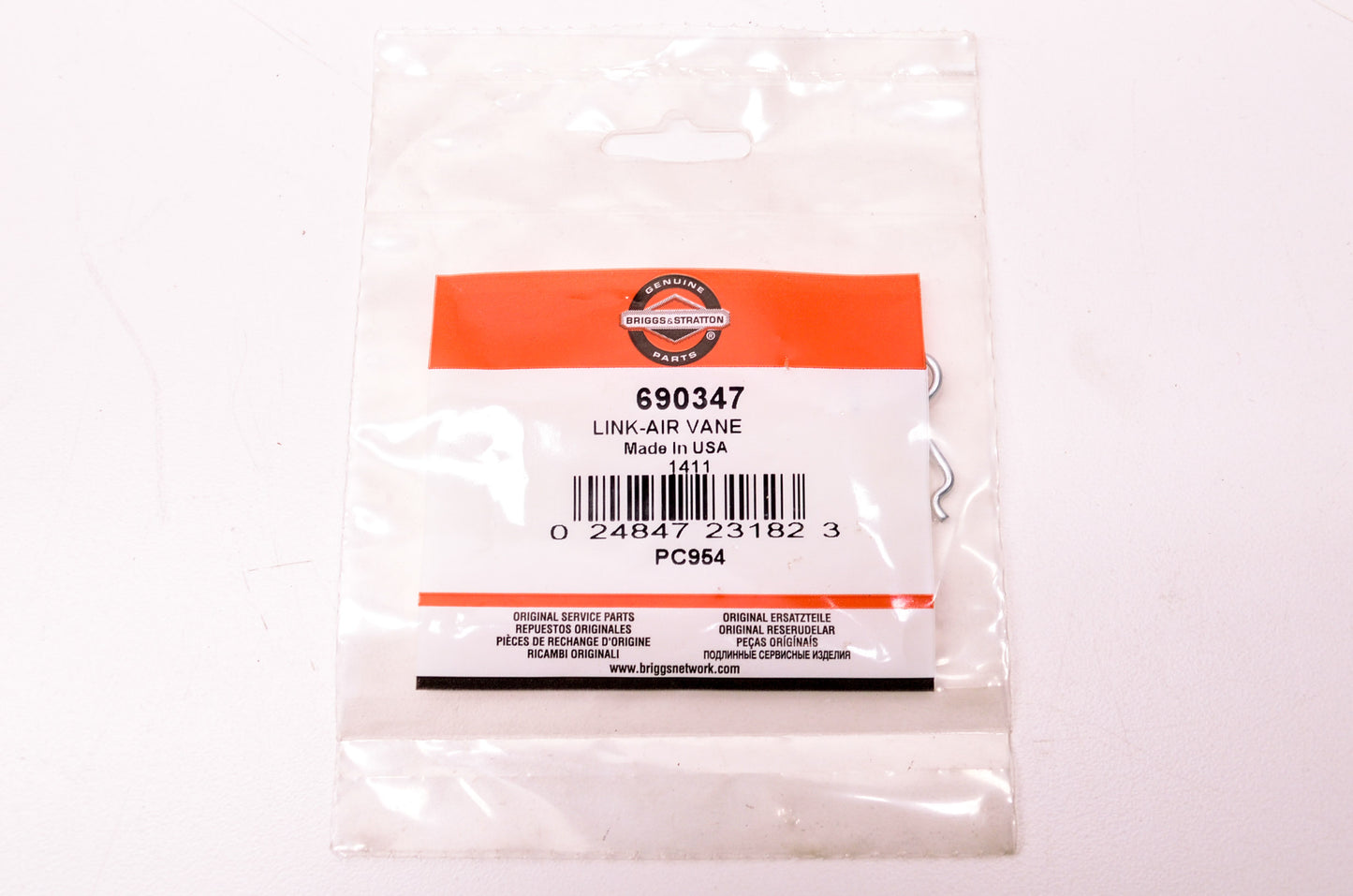 New Briggs & Stratton 690347 Air Vane Link NOS