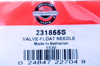 New Briggs & Stratton 231855S Float Needle Valve NOS