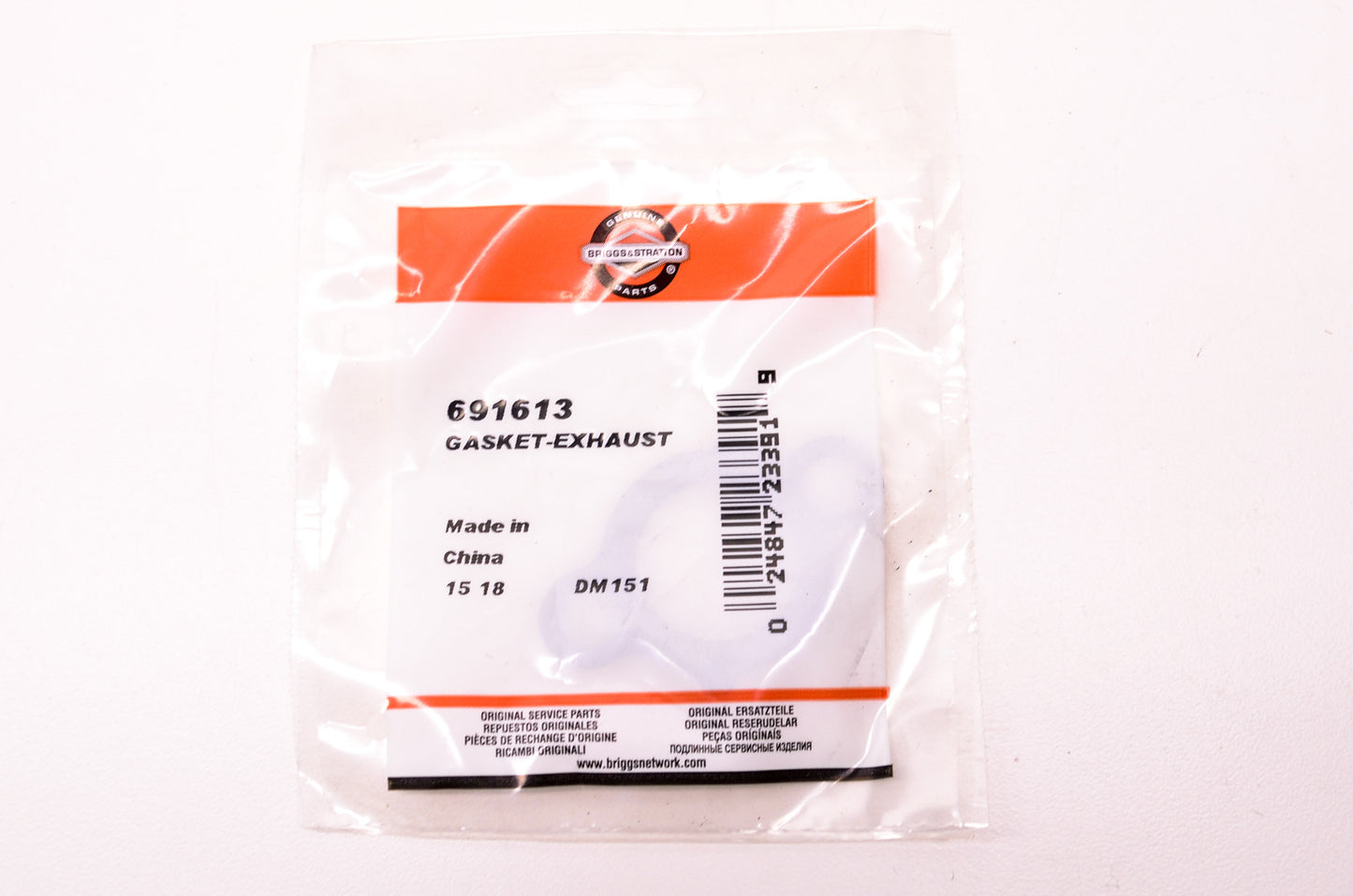 New Briggs & Stratton 691613 Exhaust Gasket NOS