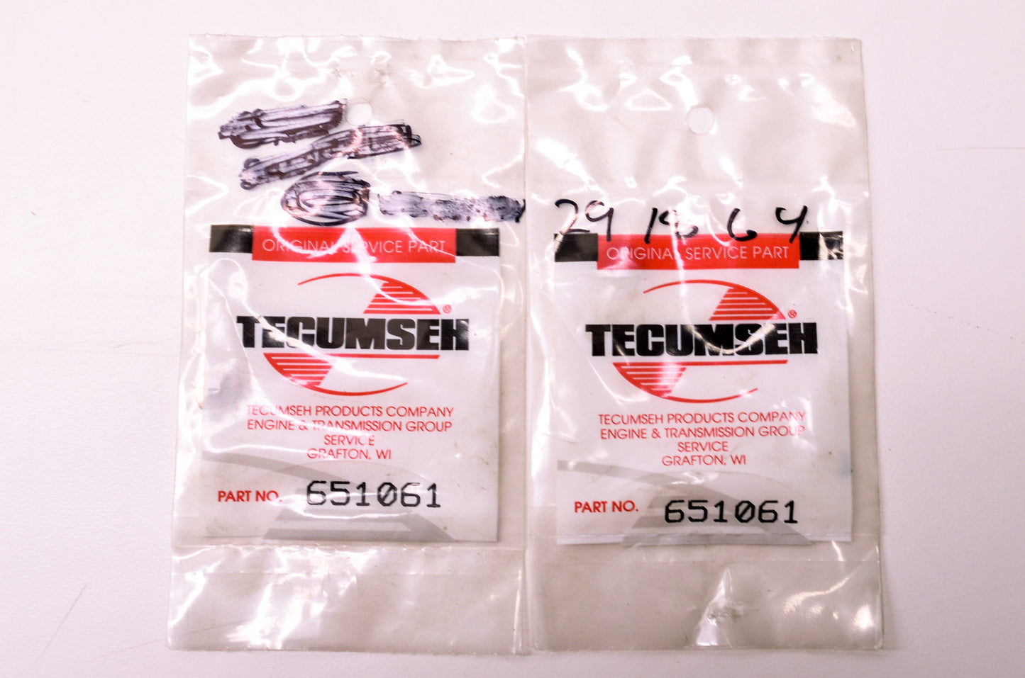 Tecumseh 651061 Flat Washer Qty 2 NOS