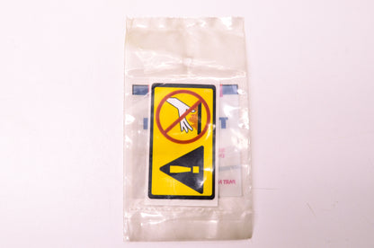 New Tecumseh Warning Decal NOS