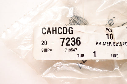 Rotary 20-7236, 7236 Primer Bulb Lawnboy NOS