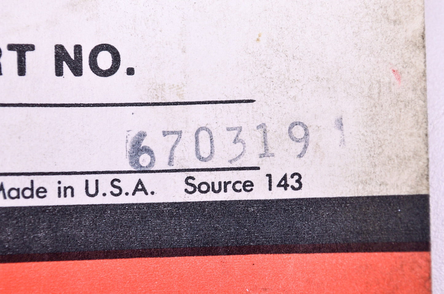 Tecumseh 670319 T25 Torx 6' NOS