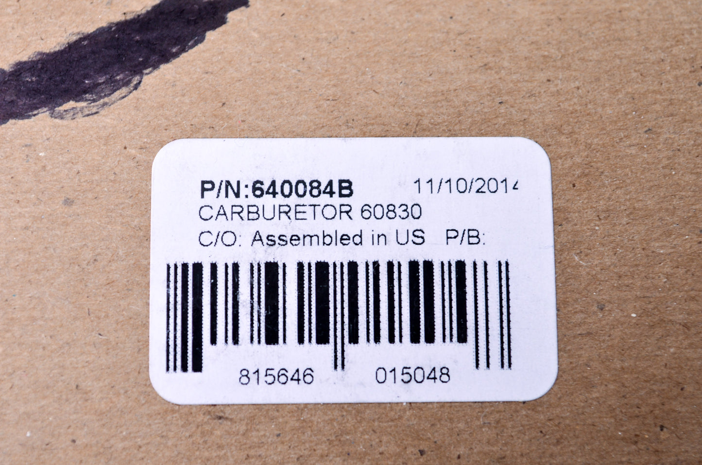 New Tecumseh Carburetor NOS