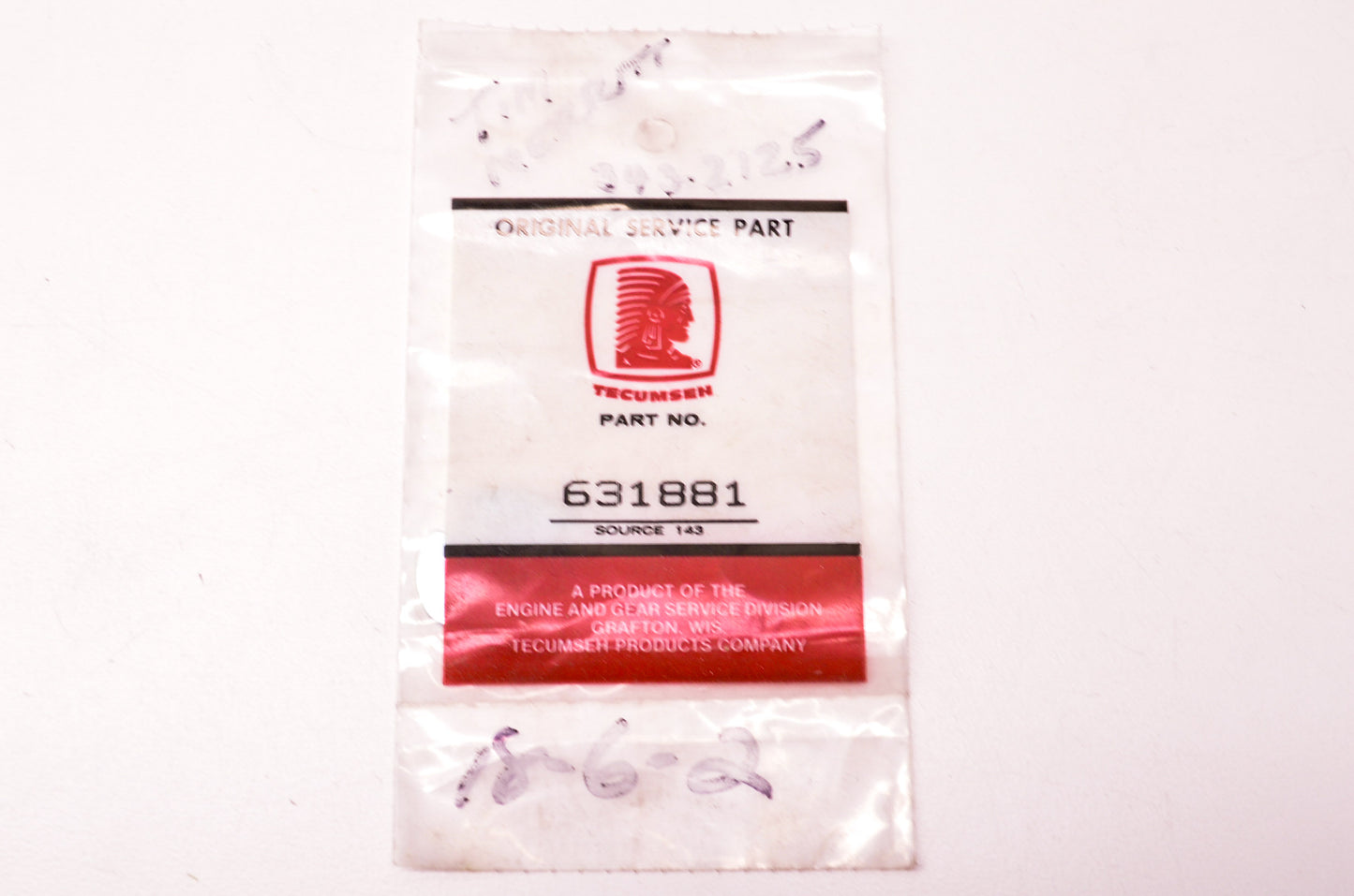 Tecumseh 631881 Carburetor Shutter NOS