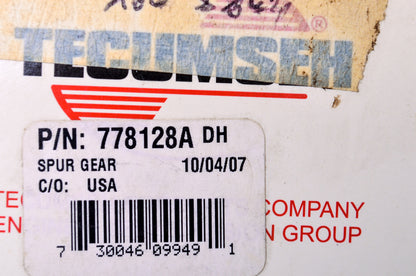 New Tecumseh Transaxle Spur Gear NOS