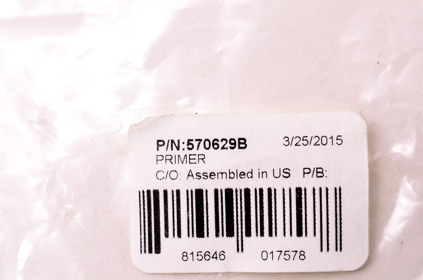 New Tecumseh 570629B Primer Bulb NOS