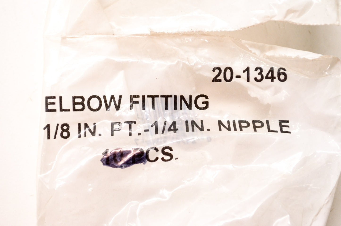 New Rotary Fuel Elbow Fitting 1/8 x 1/4 Nipple NOS