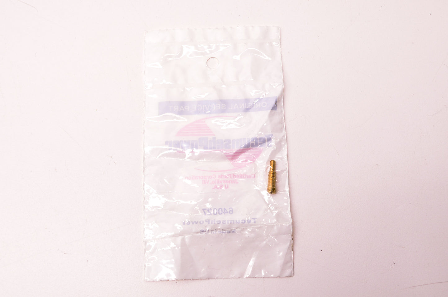 New Tecumseh Idle Restrictor Screw NOS