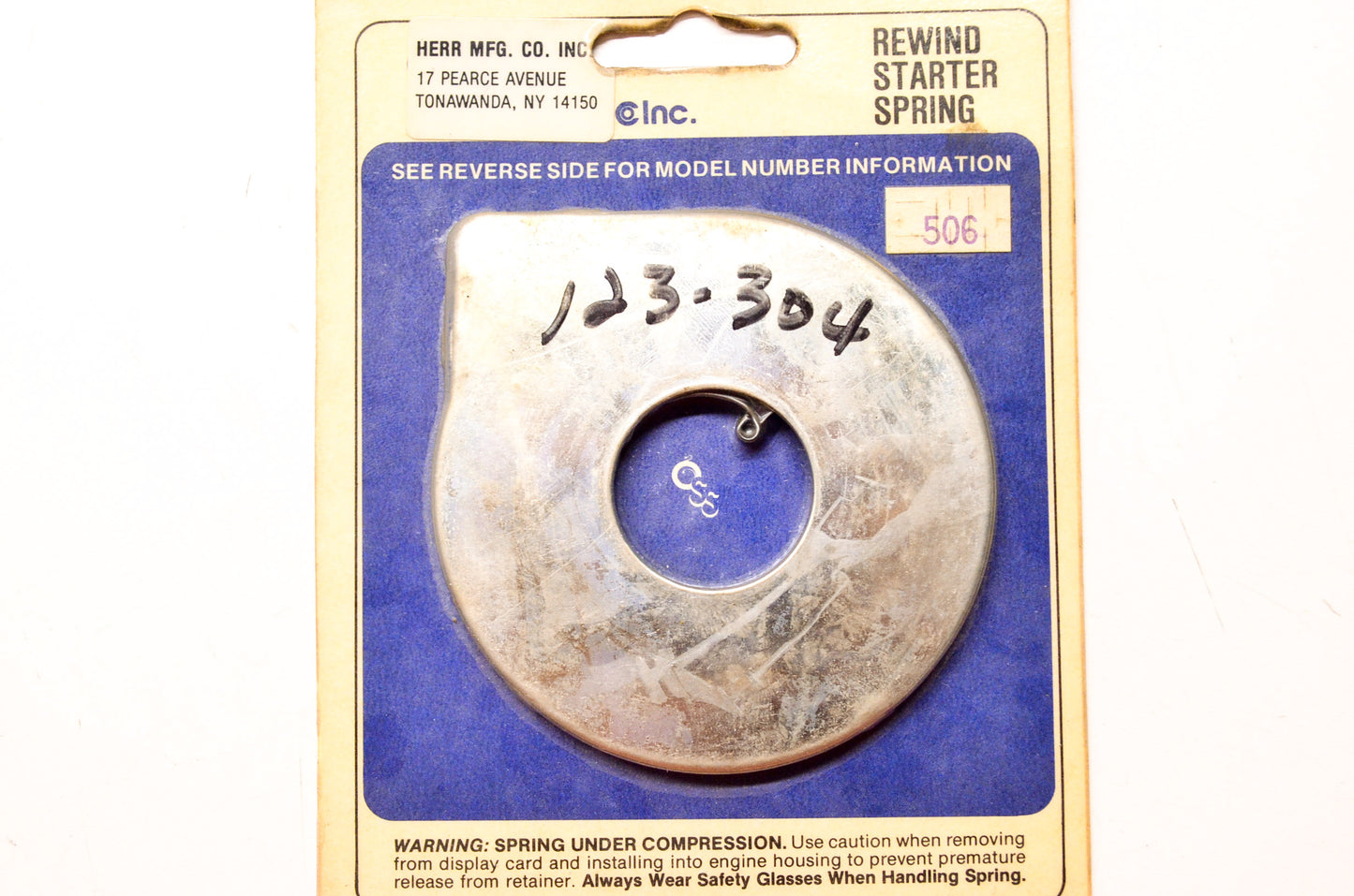 Rewind Starter Spring NOS