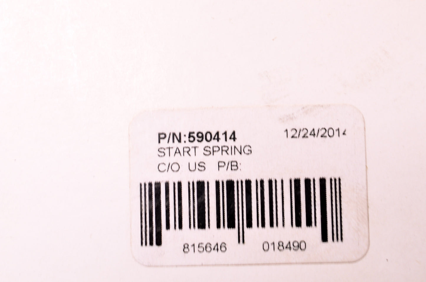 New Tecumseh 590414 Start Spring NOS