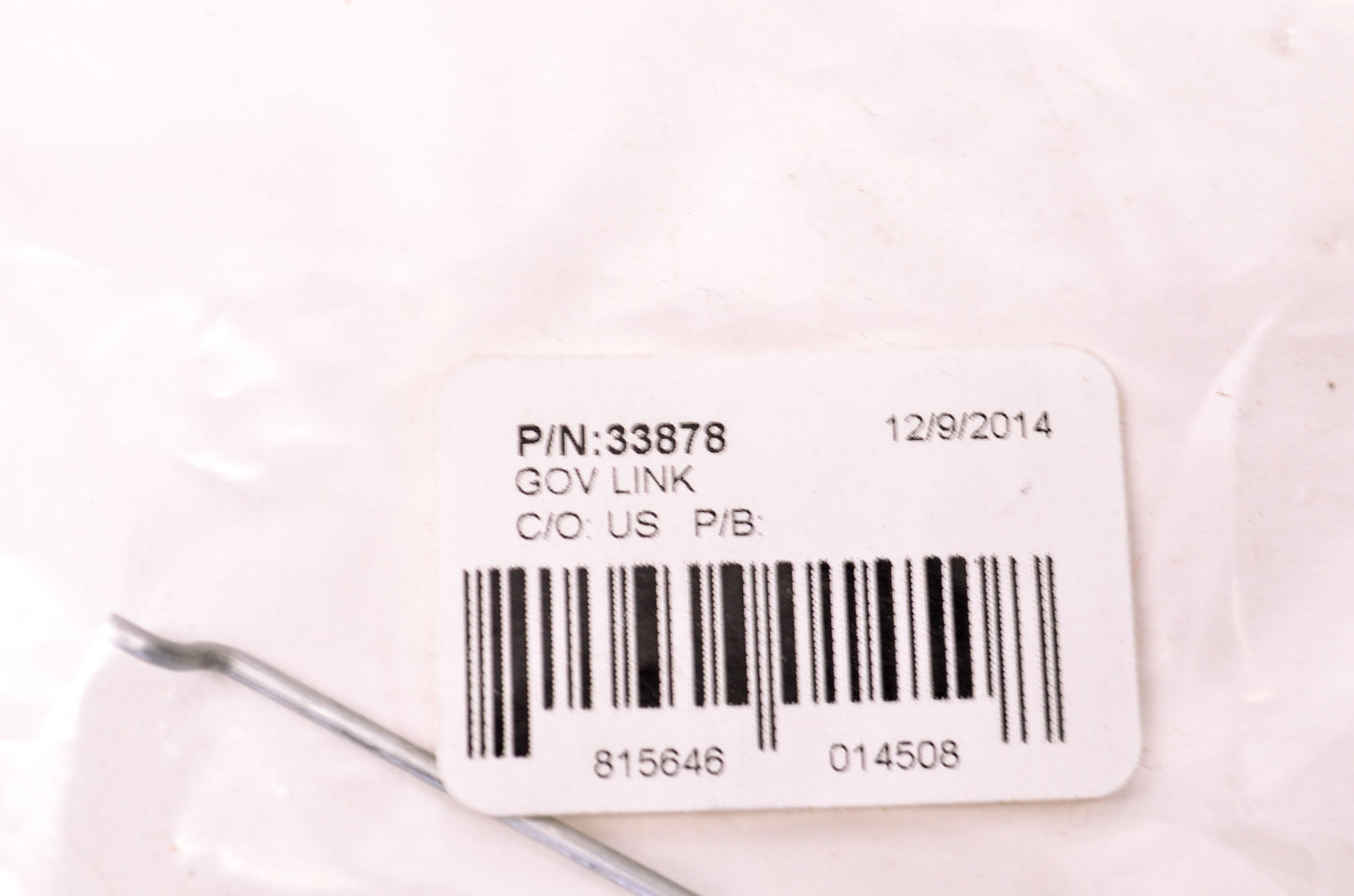 New Tecumseh 33878 Governor Link NOS