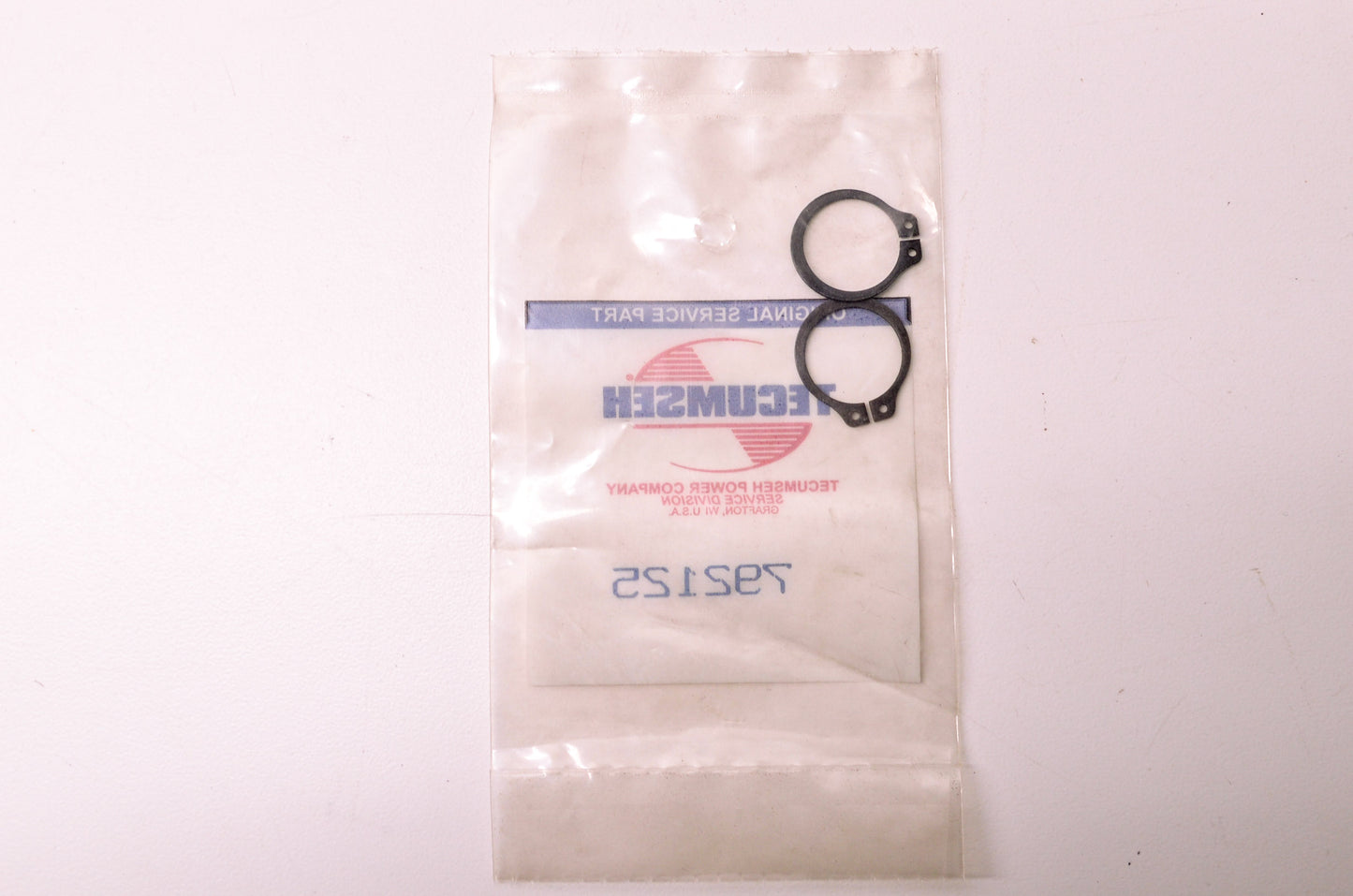 New Tecumseh 792125 Snap Rings QTY 2 NOS