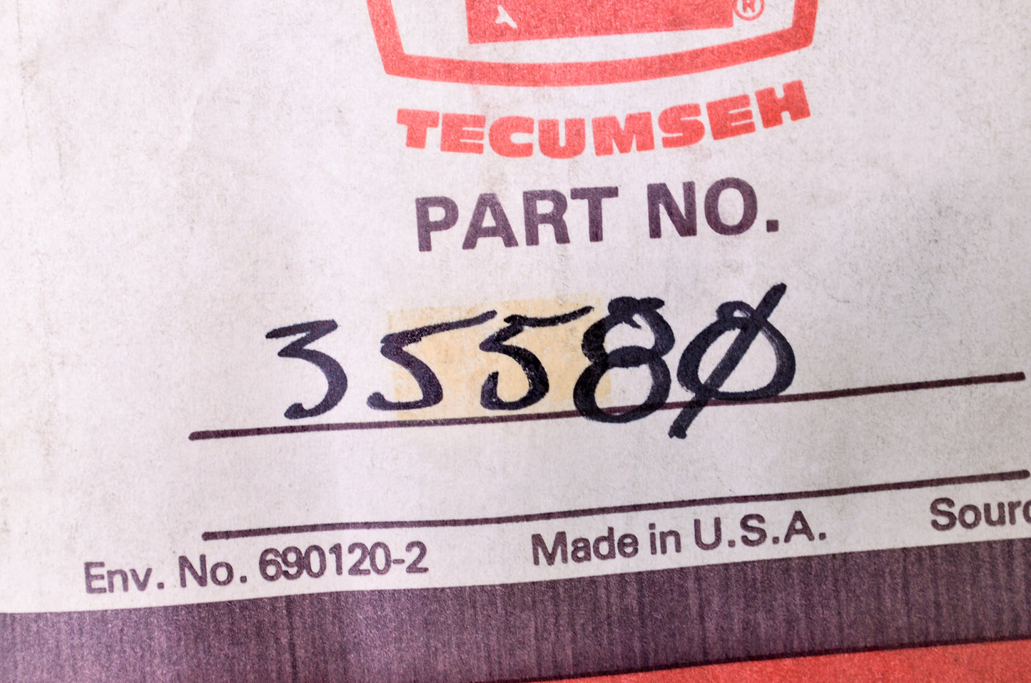New Tecumseh Ground Wire NOS