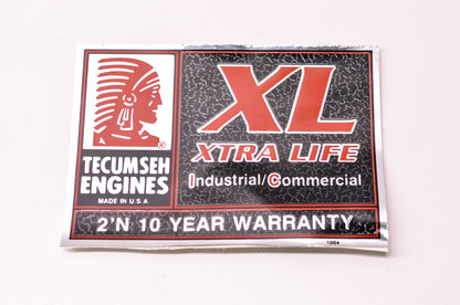 New Tecumseh Decal NOS