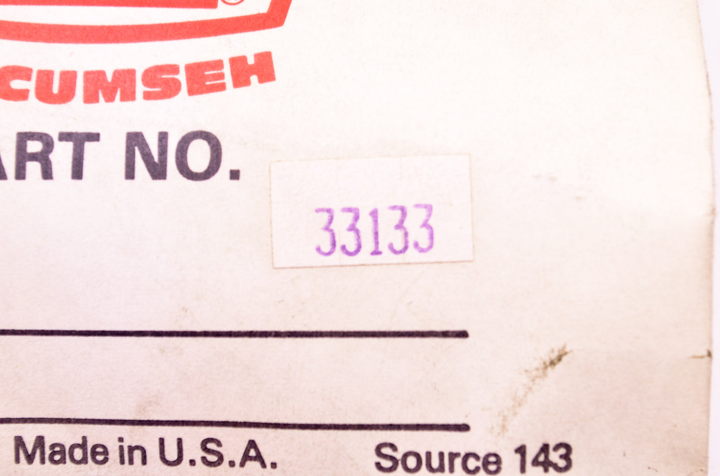 New Tecumseh 33133 Governor Link NOS