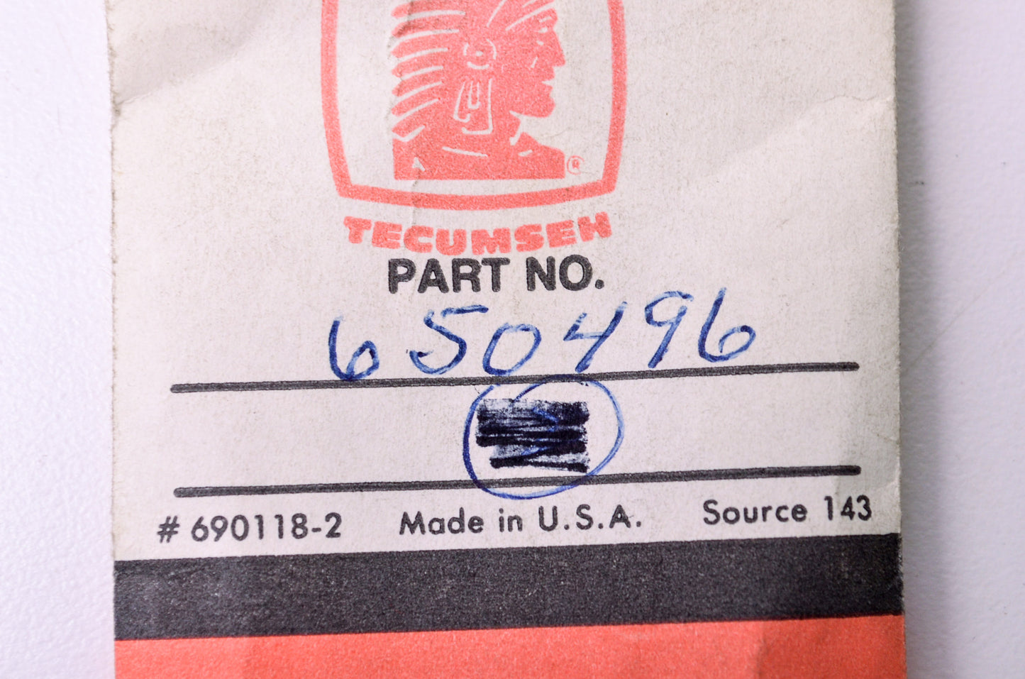 New Tecumseh Flywheel Key NOS