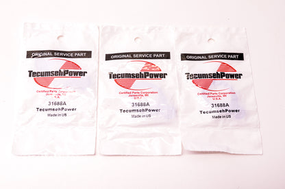 New Tecumseh 31688A Carburetor Gasket QTY 3 NOS