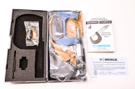 S-T Industries 57-0002-0000 1-2" Micrometer NOS