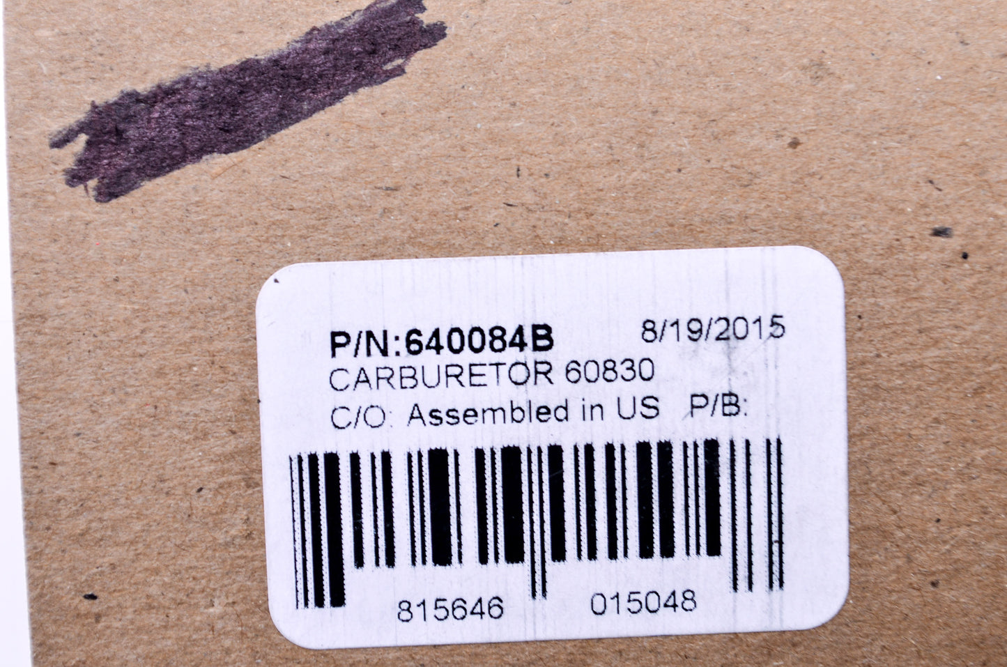 New Tecumseh Carburetor NOS