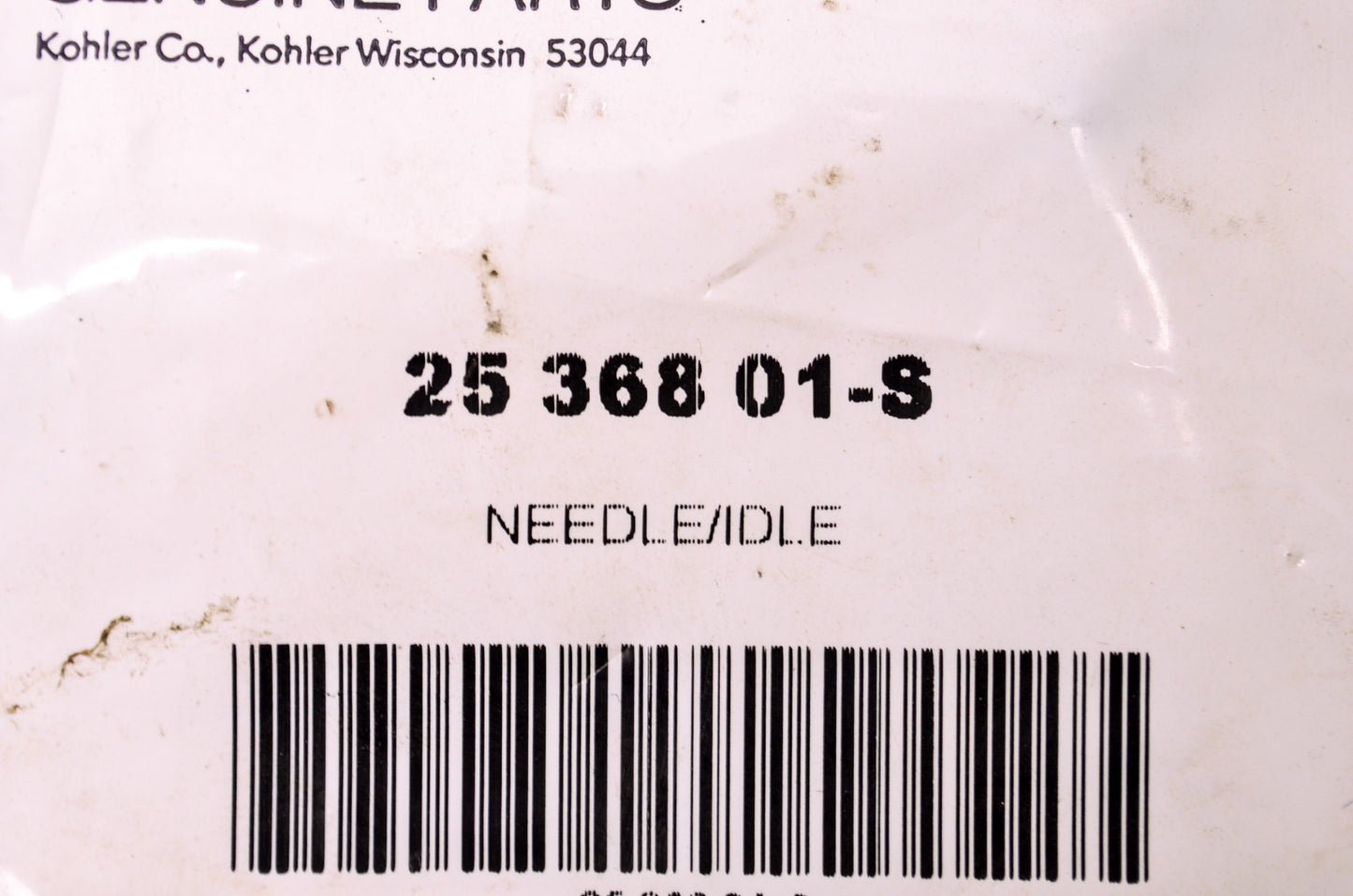 Kohler 25 368 01-S Idle Needle NOS