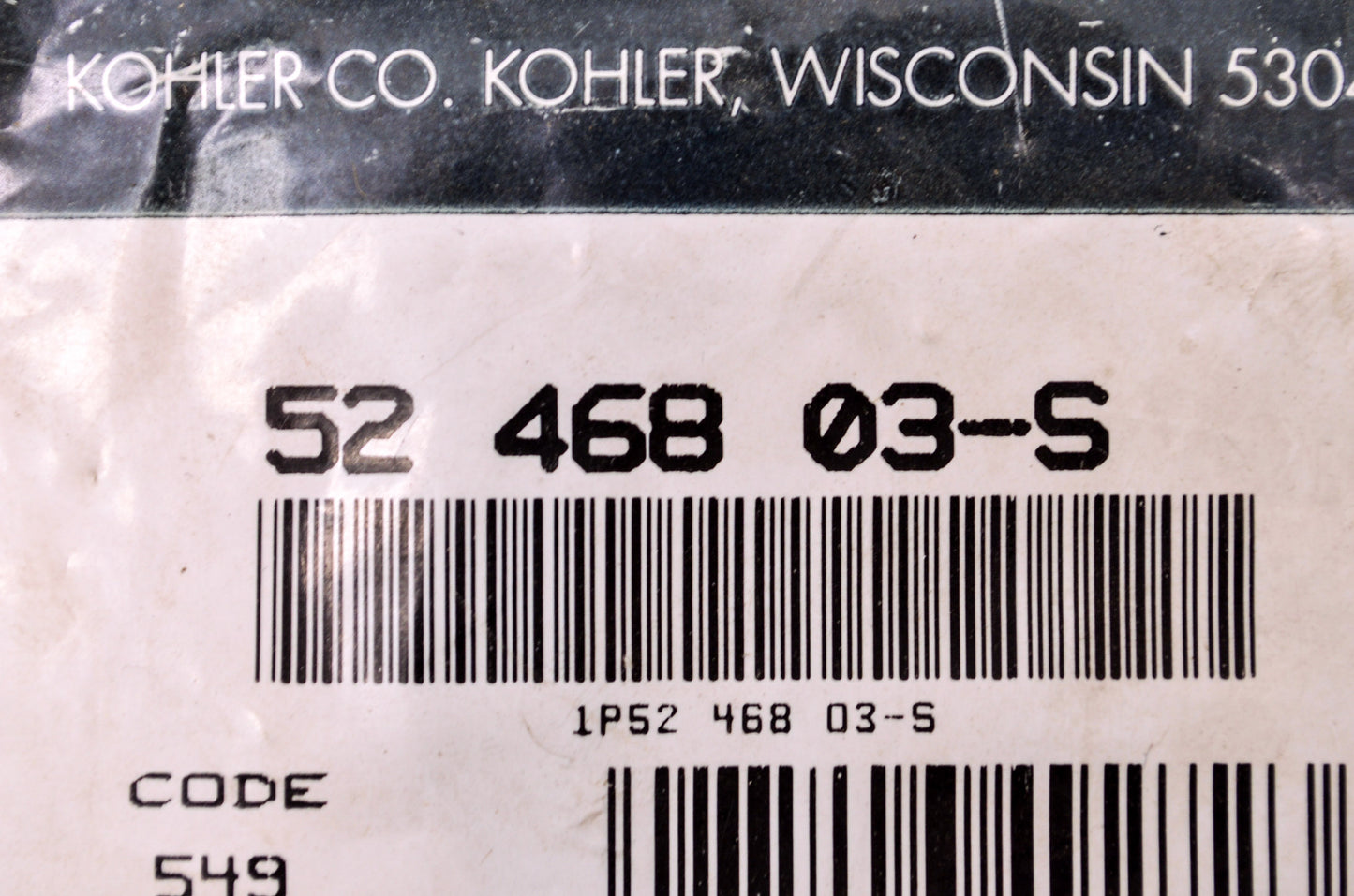 New Kohler Washer NOS