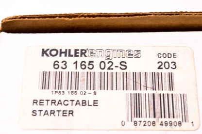 New Kohler Retractable Starter NOS