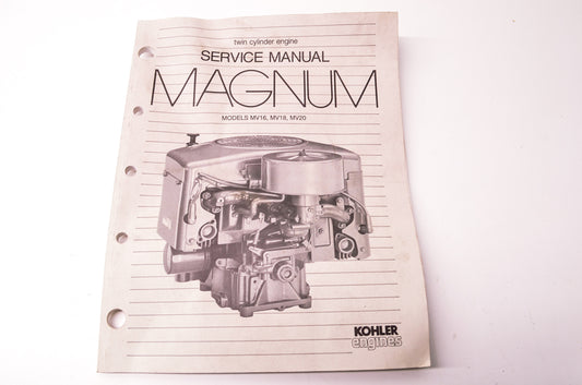 New Kohler Magnum Twin Cylinder Service Manual NOS