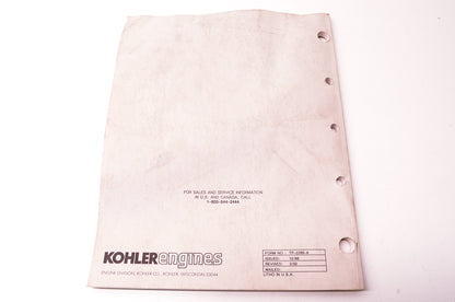 New Kohler Magnum Twin Cylinder Service Manual NOS