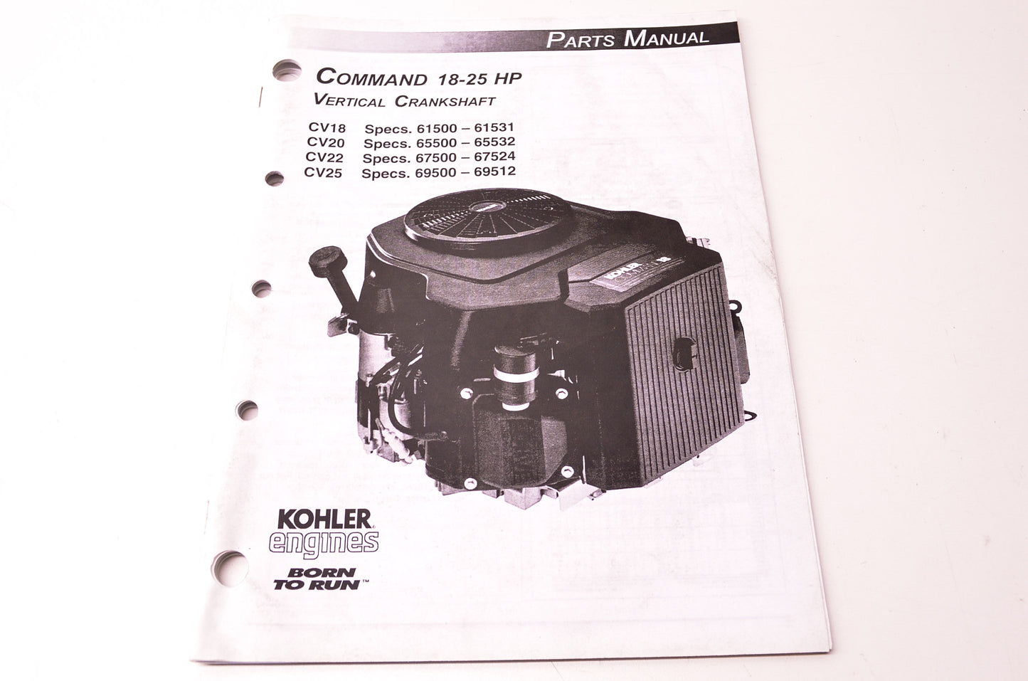 Command 18-25HP Parts Manual NOS