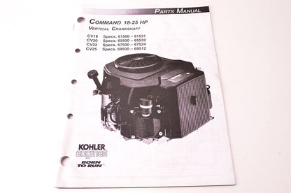 Command 18-25HP Parts Manual NOS