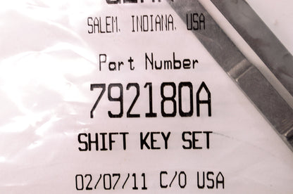 New Peerless 792180A Gear Shift Key Kit NOS