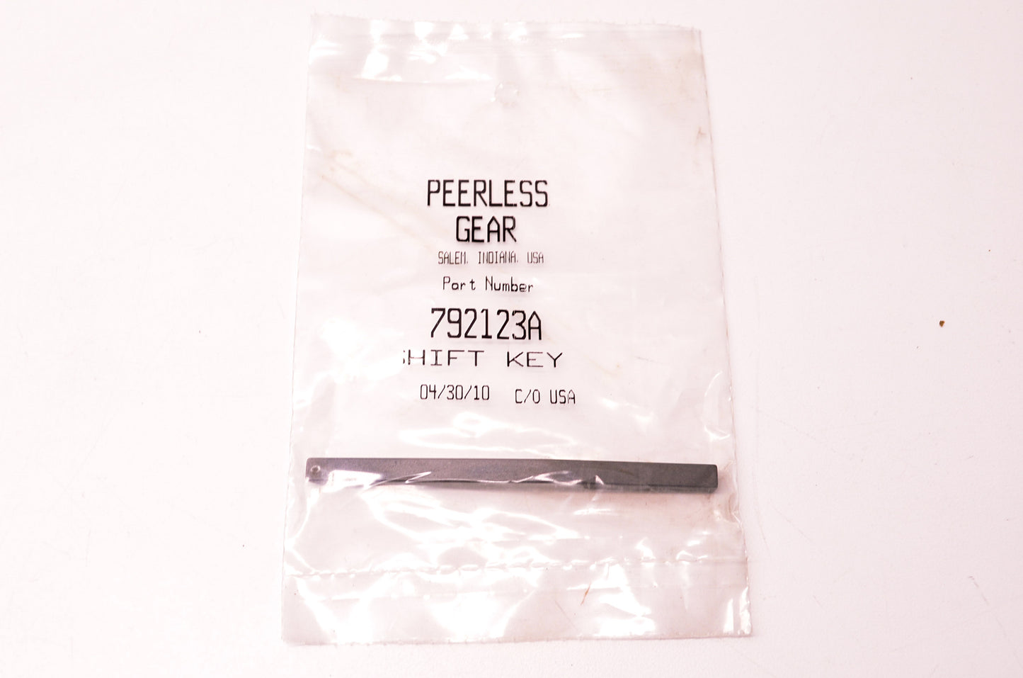 New Peerless Gear Shift Key NOS
