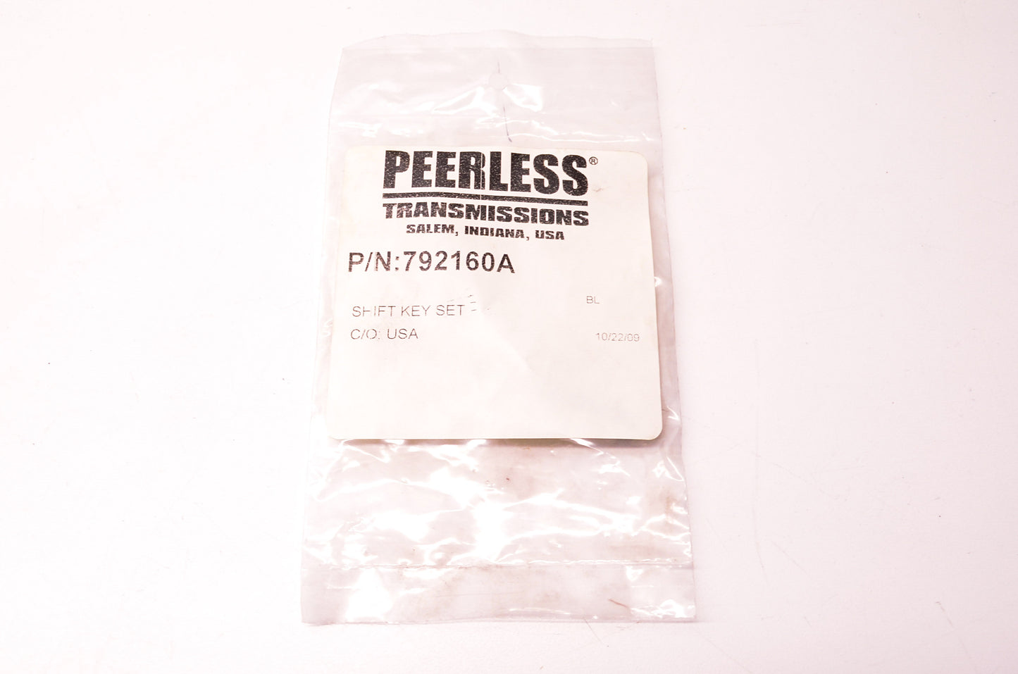 New Peerless Gear Shift Key Kit NOS