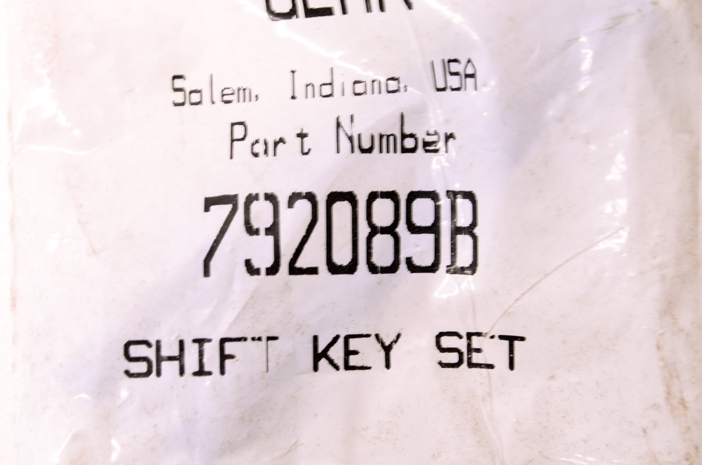 New Peerless Gear Shift Key Set NOS