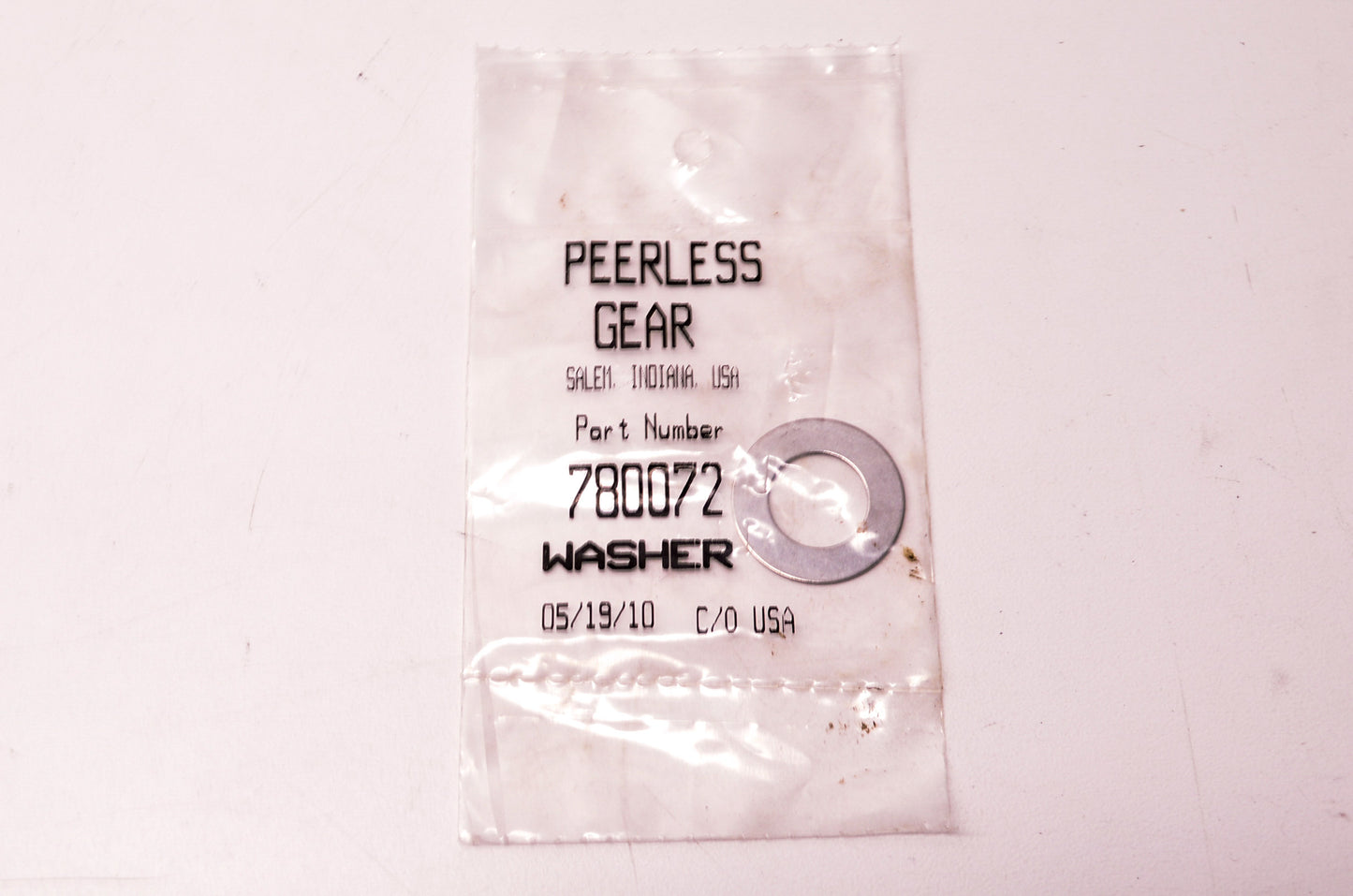 New Peerless Gear Washer NOS