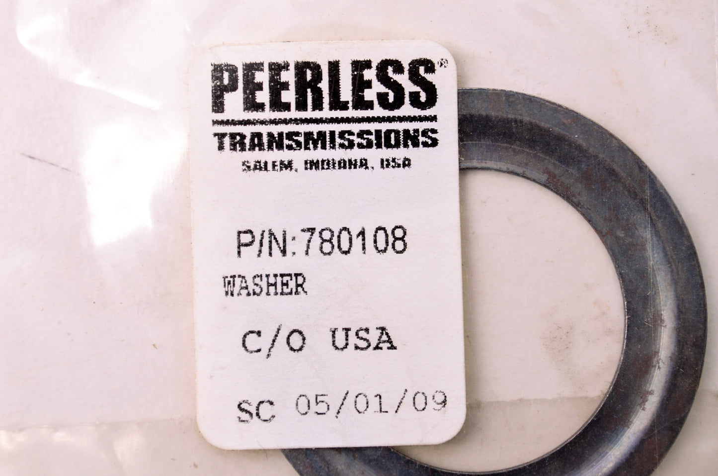 New Peerless Gear Washer NOS