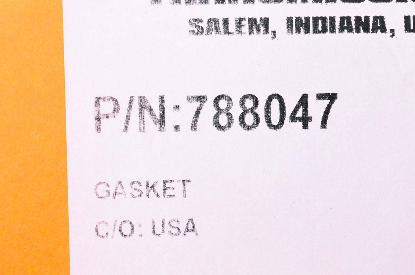New Peerless Gear Gasket NOS