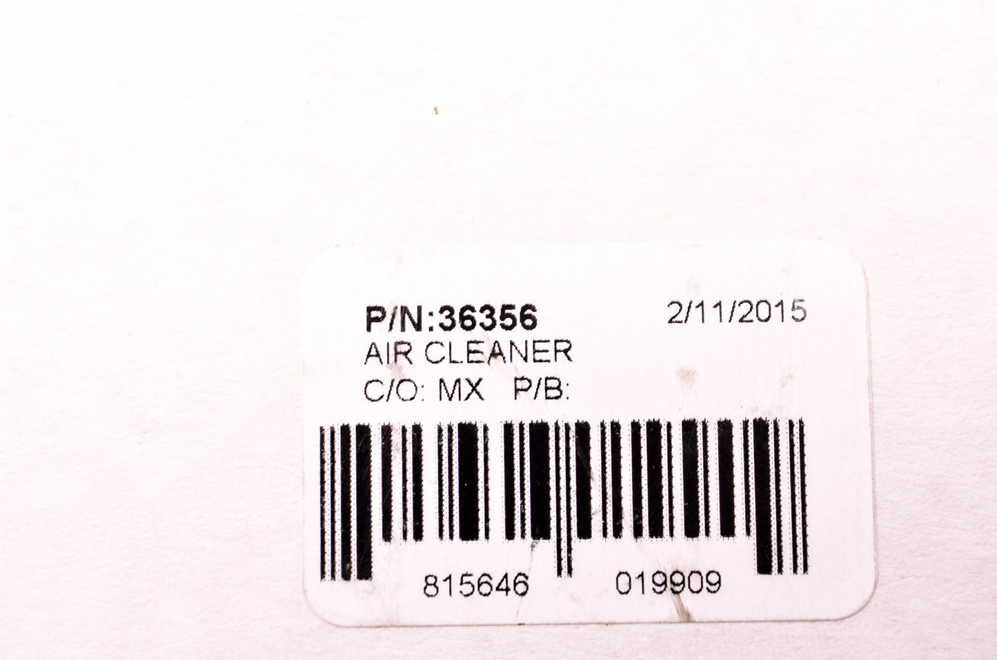 New OEM Tecumseh 36356 Air Filter NOS