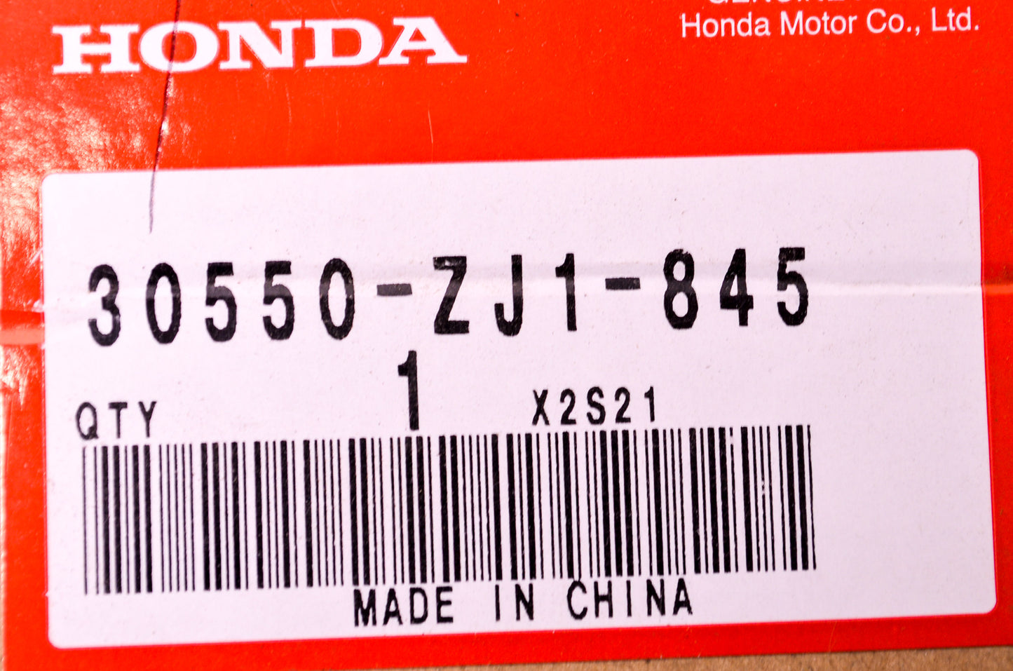 OEM Honda 30550-ZJ1-845 Left Ignition Coil Assembly