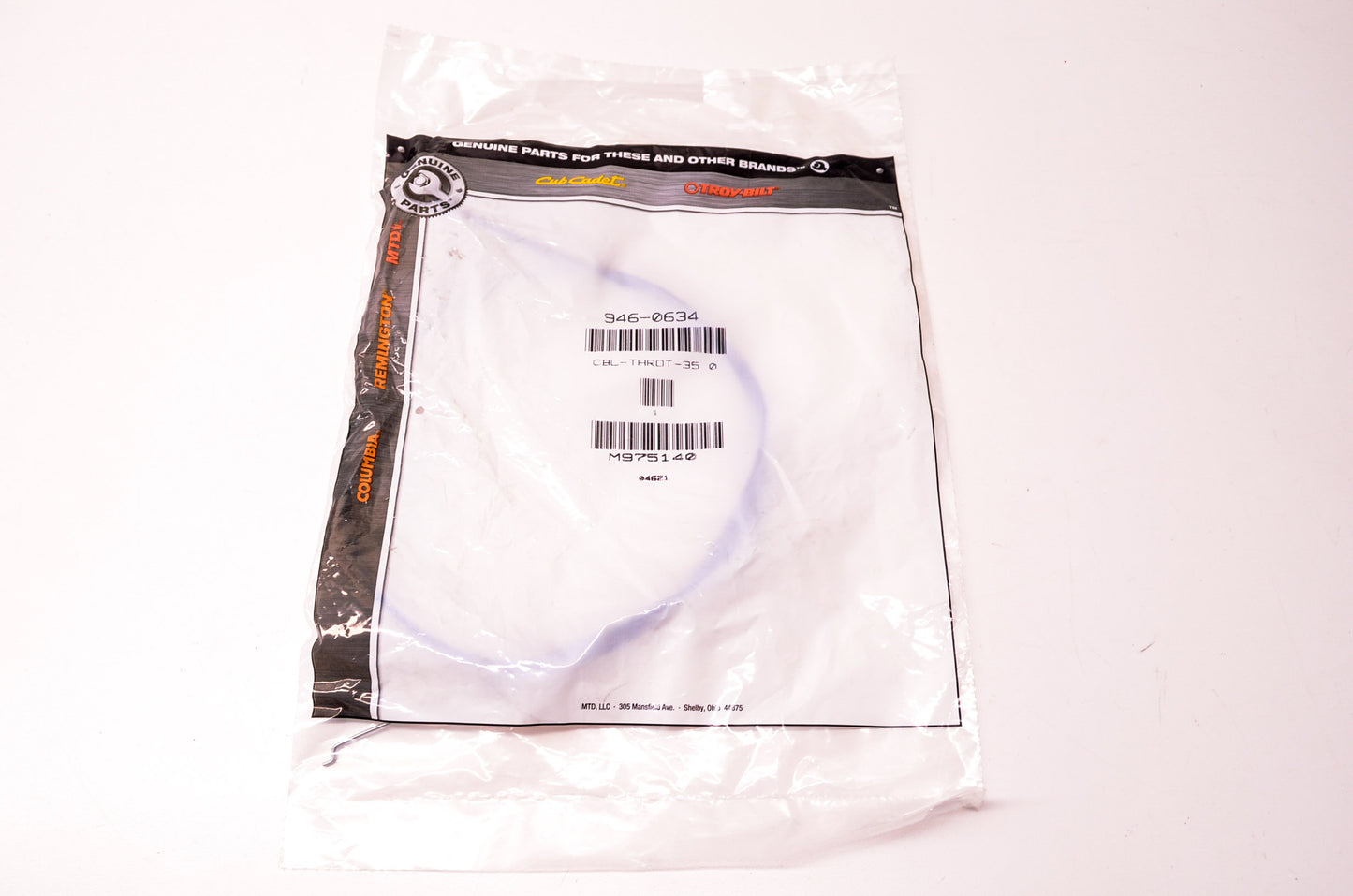 New MTD Throttle Cable NOS