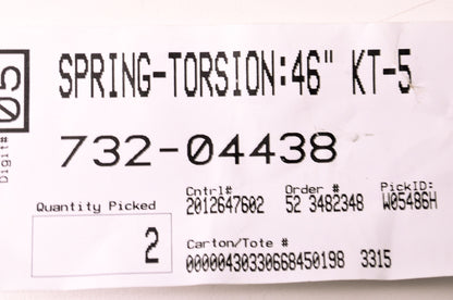 New MTD Torsion Spring NOS