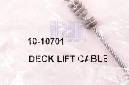 New Snapper Deck Lift Cable NOS